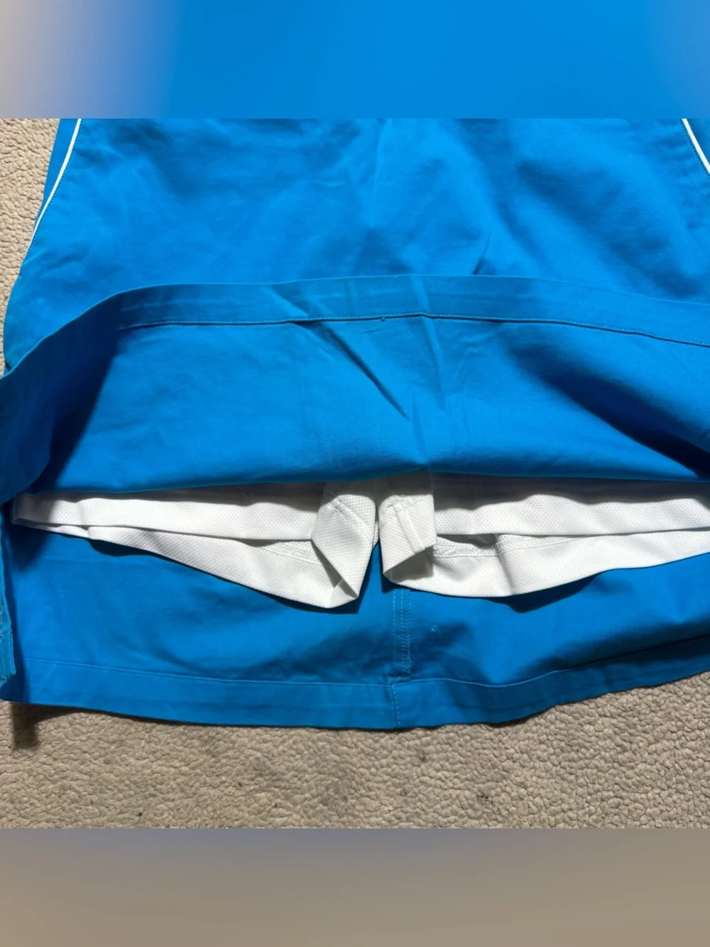 Ashworth Skort Womens 6 Blue Shorts Lined Skirt Athleisure Marina Blue Golf NEW